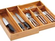 KESPER® Besteckkasten, variabel ausziehbar, Bambus
