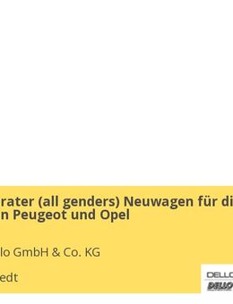Verkaufsberater (all genders) Neuwagen für die Automarken Peugeot und Opel - Norderstedt