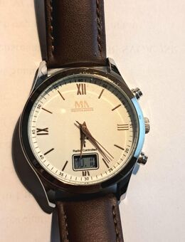 Meister Anker Armbanduhr Edelstahl CR 2032 - Funkuhr Herren - Konstanz