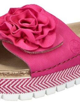 Rieker Pantolette, Sommerschuh, Schlappen mit modischem Plateau