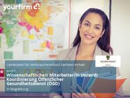 Wissenschaftliche/r Mitarbeiter/in (m/w/d) Koordinierung Öffentlicher Gesundheitsdienst (ÖGD) - Magdeburg