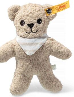 Steiff Greifspielzeug Noah Knister-Teddybär mit Rassel, GOTS organic, zertifiziert durch BCS 35014