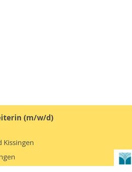 Sachbearbeiterin (m/w/d) - Bad Kissingen