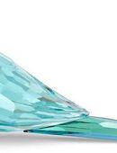 Swarovski Dekoobjekt Jungle Beats blauer Sittich Paco (1 St), Swarovski® Kristall mit schwarzem Emaille in 00000