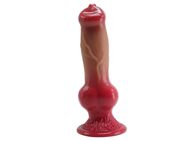 Lupine Flame Dildo – Der wilde Phallus des Wolfes, 19 cm, kraftvolle Struktur für animalische Lust - Essen