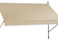 KONIFERA Klemmmarkise mit LED-Warmlichtstreifen Breite/Ausfall: 350/150 cm