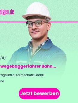 Zweiwegebaggerfahrer (m/w/d) Bahn - Peine