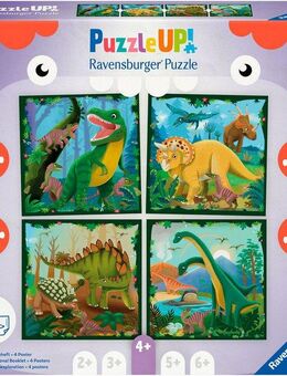 Ravensburger Puzzle PuzzleUP!, Dinosaurier, 159 Puzzleteile, Made in Europe