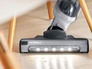 BOSCH Akku-Hand-und Stielstaubsauger Flexxo Gen 2 Serie 4 BBH3K2801, beutellos, 28 V, Power Düse mit LED, integriertes Zubehör, silber