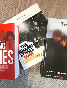 3 Rolling Stones Bücher:RS: ALLE SONGS / 1965 - 1967 / OVER GERM. - Düren