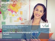 Sozialarbeiter / Sozialpädagoge (w/m/d) Teilzeit - Heidelberg