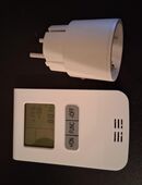 2 Funk Raumthermostat 2 x Steckadapter für Elektroheizung in 24159