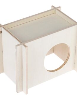 TIAKI Kleintierhaus - Größe S: L 17 x B 11 x H 12 cm (Hamster, Mäuse etc.)