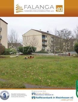 Falanga Immobilien - Ruhig gelegene 2-Zimmer Wohnung mit Terrasse und Garten in Bretzenheim! - Mainz