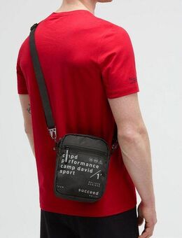 CAMP DAVID Umhängetasche, mit reflektierendem Label Print