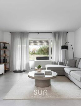 WOHNEN IM GRÜNEN: Moderne 3-Zimmer-EG-Wohnung mit Terrasse & Riesiger Garten - Frankfurt (Main)