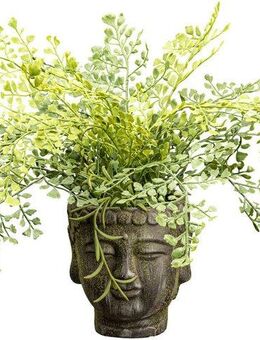 Kunstpflanze Adianthumbusch Farn, Creativ green, Höhe 35 cm, im außergewöhnlichen Gefäß