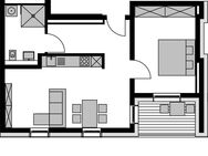 Gemütliche 2-Zimmer Wohnung mit eigenem Balkon - Fürth