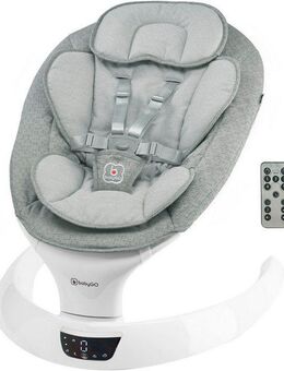 BabyGo Babywippe Swing, mit Fernbedienung, Musik, Schaukelfunktion
