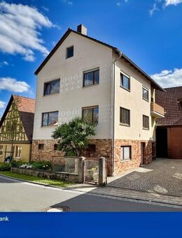 Gepflegtes Einfamilienhaus mit vielseitigen Nutzungsmöglichkeiten - Oberscheinfeld