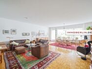 IMMOBERLIN.DE - Toplage Dahlem! Familienfreundliche Wohnung mit großer Westloggia + separatem Arbeits-/Gästebereich - Berlin