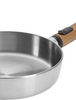 WOLL Bratpfanne Logic Steel, Edelstahl 18/10 (1-tlg), 5-Schicht-Aufbau