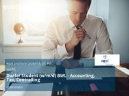 Dualer Student (w/m/d) BWL - Accounting, Tax, Controlling - Bremen