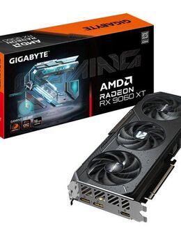 Gigabyte Radeon RX 9060 XT GAMING OC 16G Grafikkarte - 16GB GDDR6, 128bit, PCI- Grafikkarte