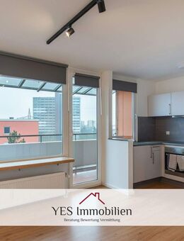 Moderne 1-Zimmer-Wohnung mit Balkon und Weitblick in Erlangen - Erlangen