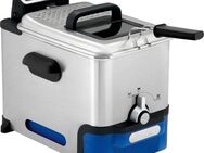 Tefal Kaltzonenfritteuse FR8040 Oleoclean Pro Inox & Design, 2300 W, 1,2kg, herausnehmbarer Ölbehälter, automatische Ölfilterung, FR8040