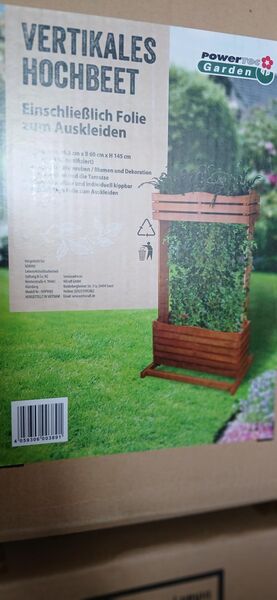 Power Garden vertikales Hochbeet von Norma Neu NP 129,--€ - Regen