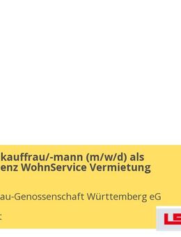 Immobilienkauffrau/-mann (m/w/d) als Teamassistenz WohnService Vermietung - Stuttgart