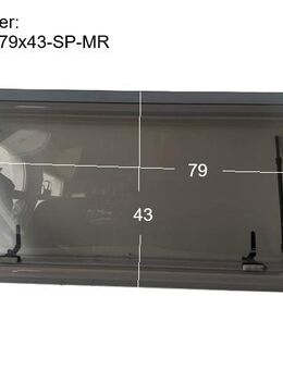 Hobby Wohnwagenfenster Parapress gebraucht ca 79 x 43 PPGY-RX D2167 aus Hobby 710 BJ 2000 (Seitenfenster mitte links Fahrerseite - Küche) Sonderpreis (Microrisse) - Schotten Zentrum