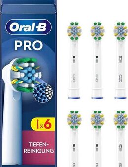Oral-B Aufsteckbürsten Pro Tiefenreinigung, X-förmige Borsten