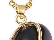 Firetti Kette mit Anhänger Schmuck Geschenk Halsschmuck Anker/Halskette Sternzeichen Geburtsstein, Made in Germany - mit Edelstein
