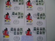 Briefmarken Berlin, Zusammendrucke, W83 - W98 kompl. auf Brief - Erftstadt