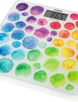 eta Personenwaage Hyundai OVE954, automatische Ein- und Ausschaltung, Überlastungsanzeige, LCD-Display