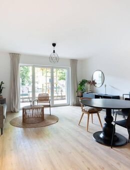 **Neubau** Moderne 3-Zimmer-Wohnung mit Einbauküche und Balkon am Stadtpark! - Fürth