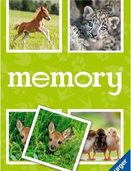 Ravensburger Spiel Tierbaby memory®, Mitbringspiel, Made in Europe