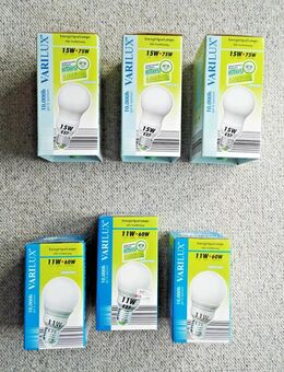 Energiesparlampen von VARILUX - E27 Lampenfassung - 3x15Watt + 3x11 Watt - NEU - Hannover