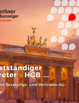 Selbstständiger Vertreter - HGB §84 (m/w/d) - Berlin