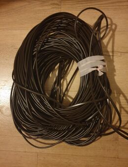 Signal-Zwillingsleitung A03VH-H 2x0,75mm² 232m dunkelbraun Klingelleitung Leuchtenleitung, etc - Erfurt