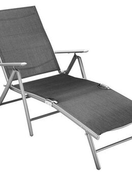 MERXX Gartenliege, Alu/Textil, klappbar
