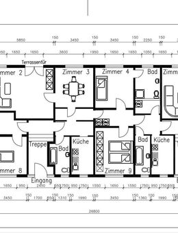 Großes Einfamilienhaus im Bungalowstil mit zwei Eingängen Nebengelass und sehr schönem Garten - Galenbeck