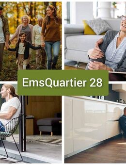 Erstbezug! EmsQuartier28 - Obergeschosswohnung mit Balkon! - Steinfurt