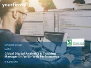 Global Digital Analytics & Tracking Manager (m/w/d)– Web Performance - Karlsruhe
