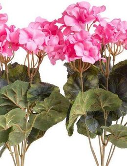 Kunstblume Geranienbusch Geranie, Botanic-Haus, Höhe 37 cm