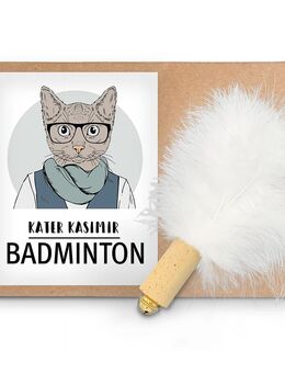 Kater Kasimir Federball - 1 Stück