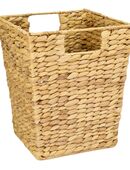 HMF Papierkorb Mülleimer Büro geflochten aus Wasserhyazinthe in 75217