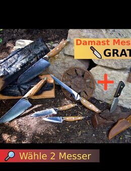 Wähle 2 Damastmesser => 1 Messer Gratis | Küchenmesser | Outdoor | Camping | Kochmesser | Santokumesser | Allzweckmesser | Gemüsemesser | Ausbeinmesser - Sinsheim
